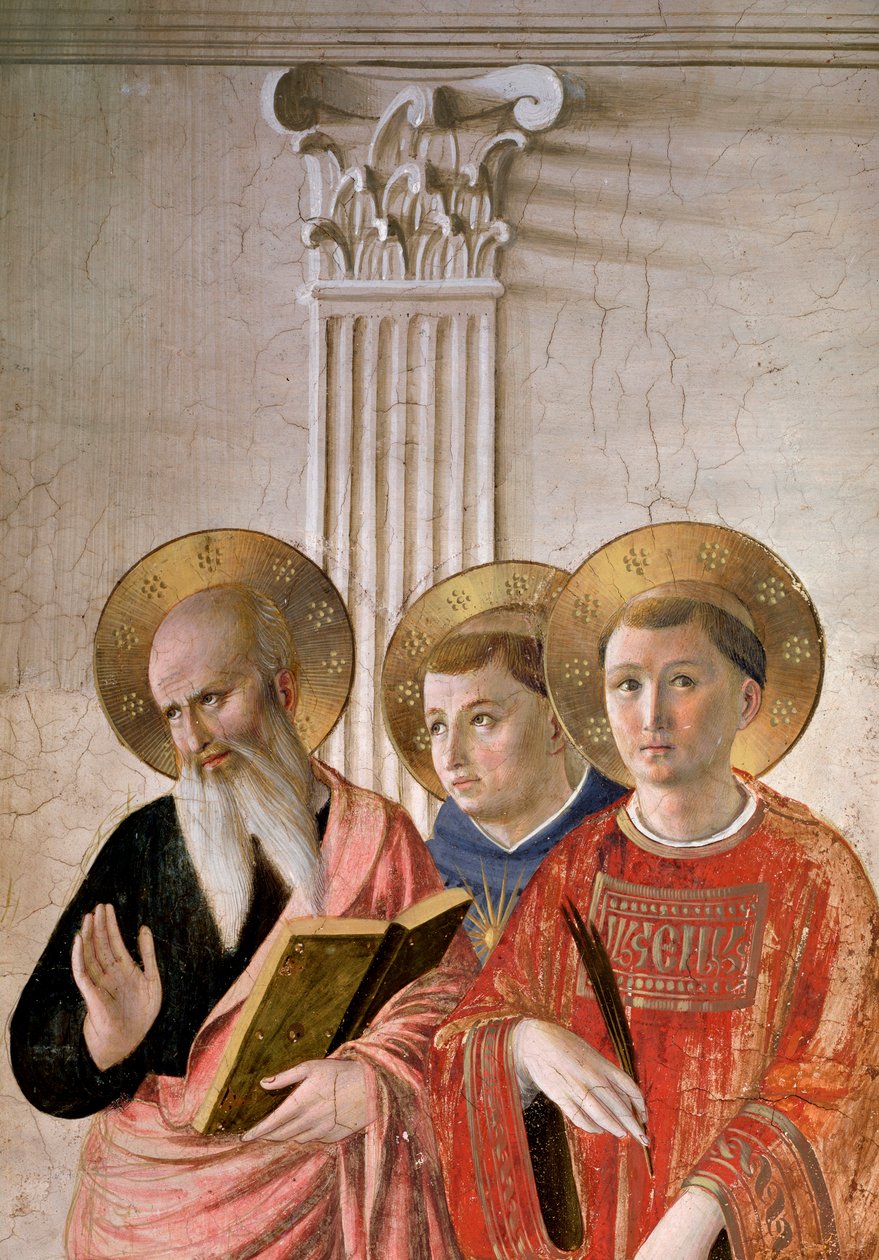 De Madonna van Schaduwen (detail) door Fra  Angelico
