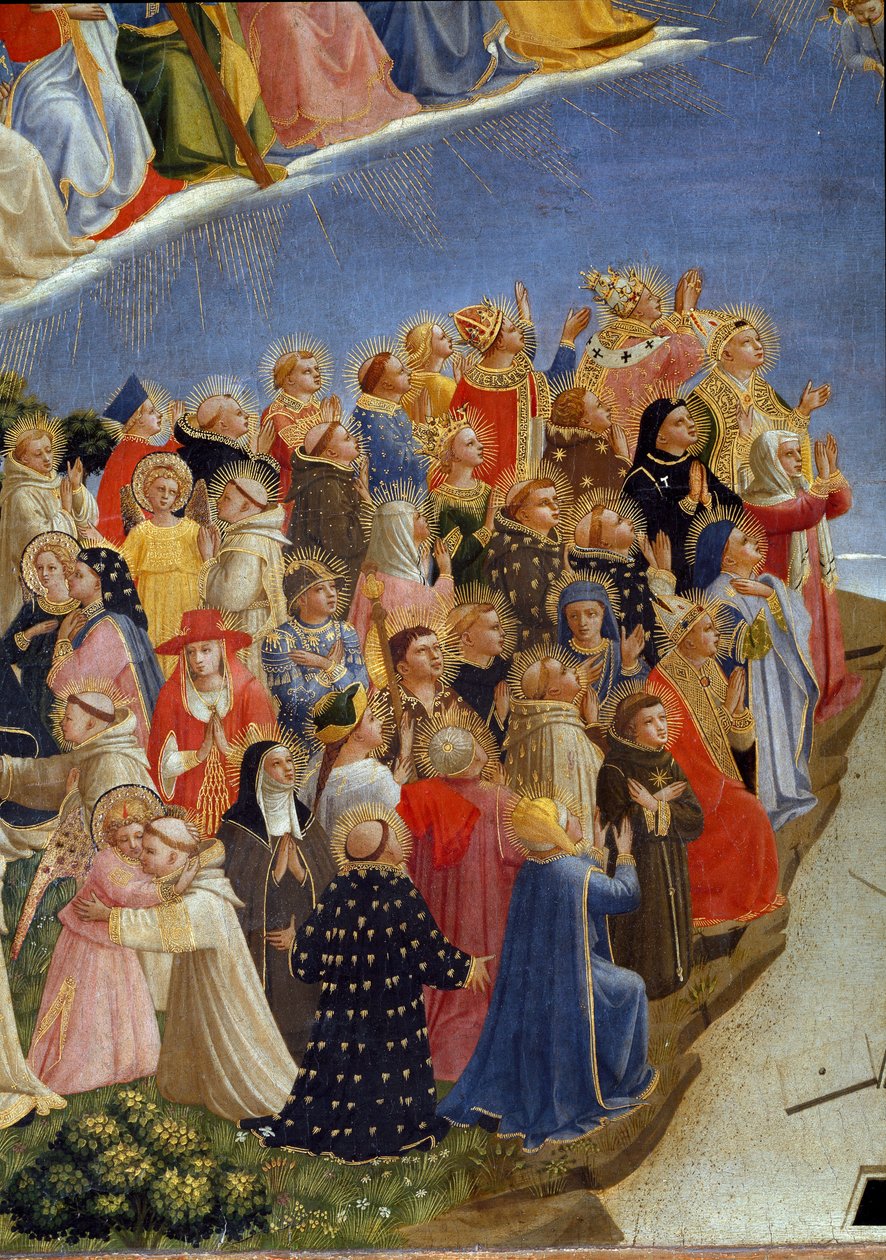Het laatste oordeel (detail) door Fra  Angelico