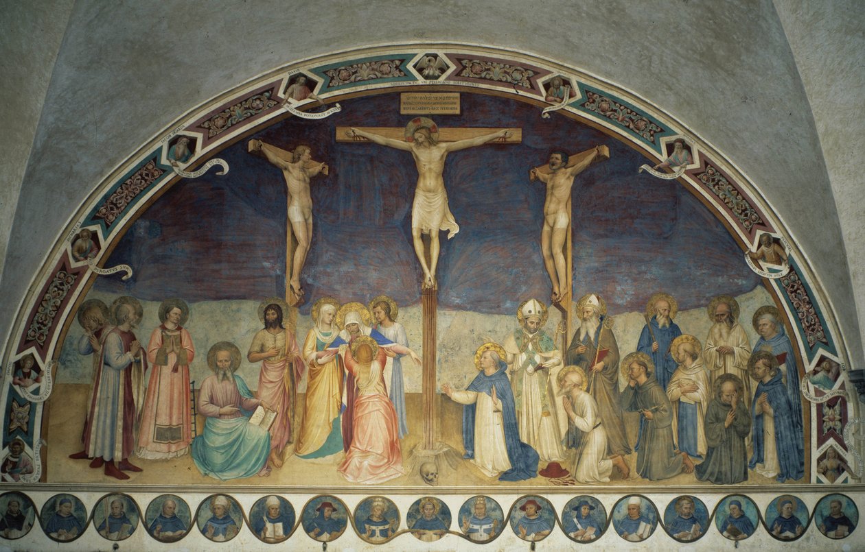Kruisiging van Christus, 1442 door Fra Angelico