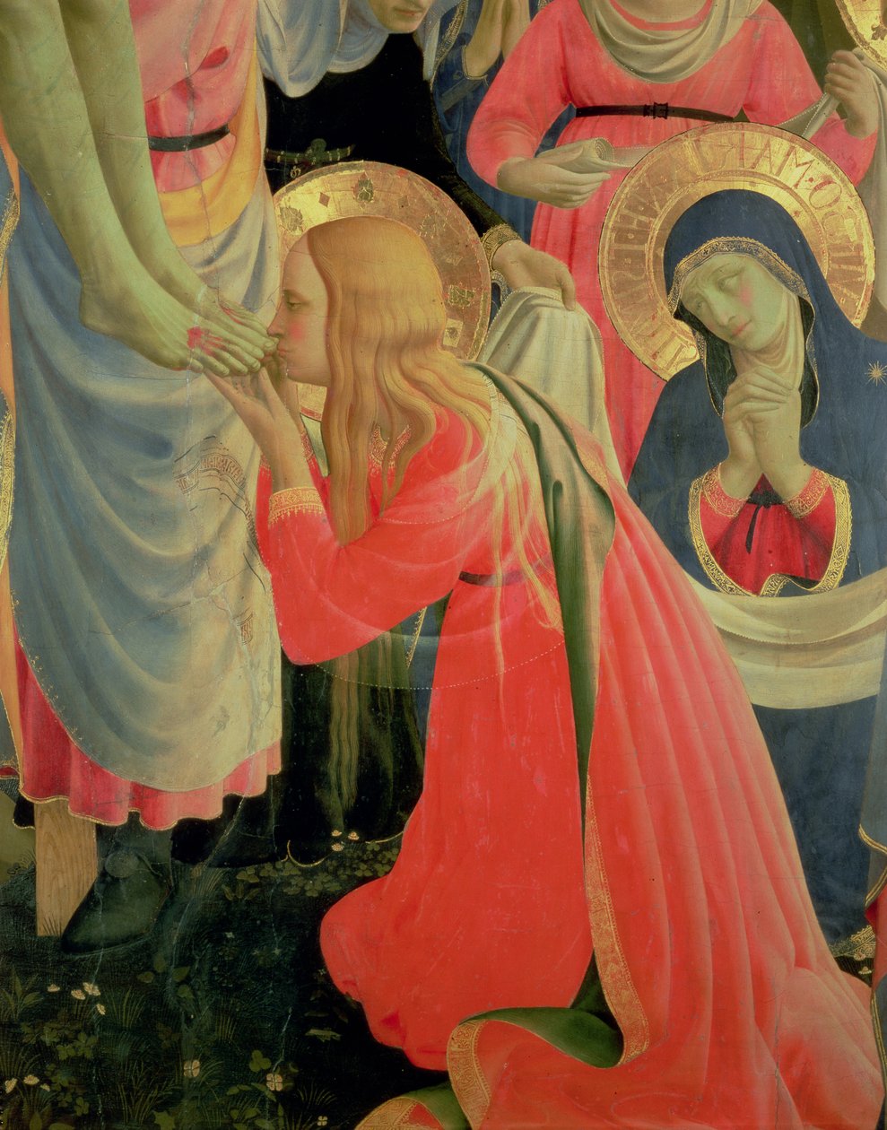 Santa Trinita Altaarstuk (detail) door Fra Angelico