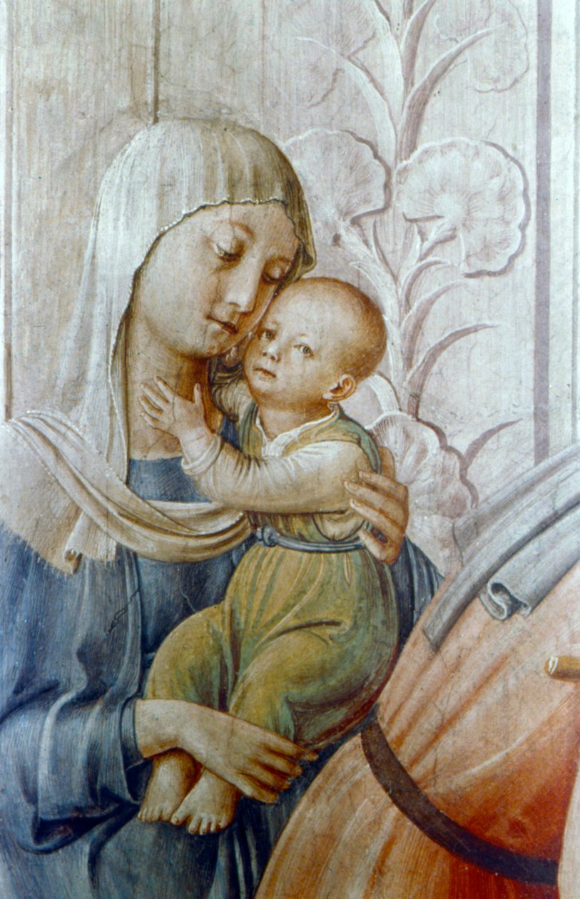 St. Laurentius geeft aalmoezen aan de armen (detail), midden 15e eeuw door Fra Angelico