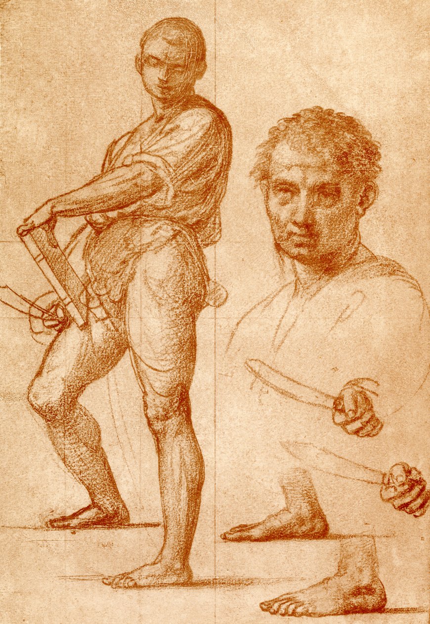 Studie van St. Bartholomeus door Fra Bartolomeo