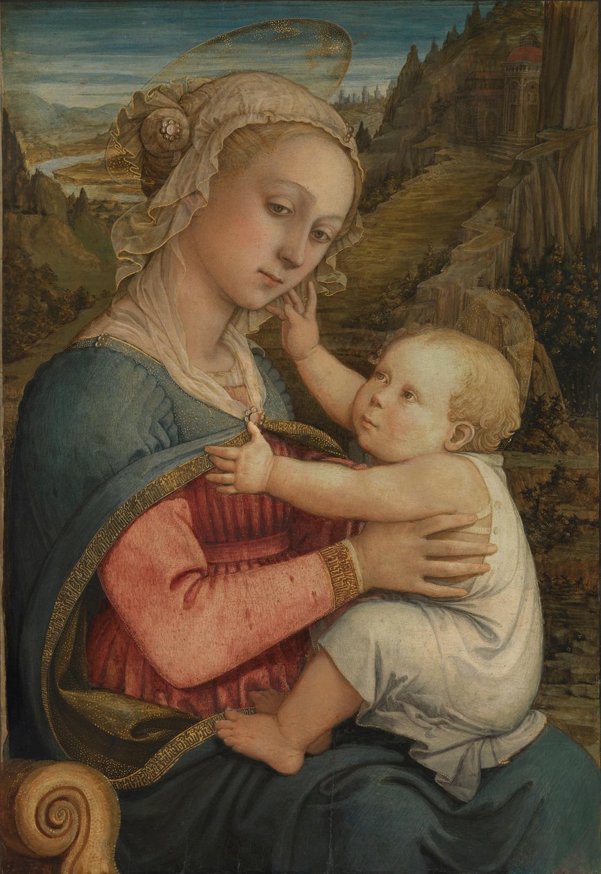 Maria met Kind door Fra Filippo Lippi