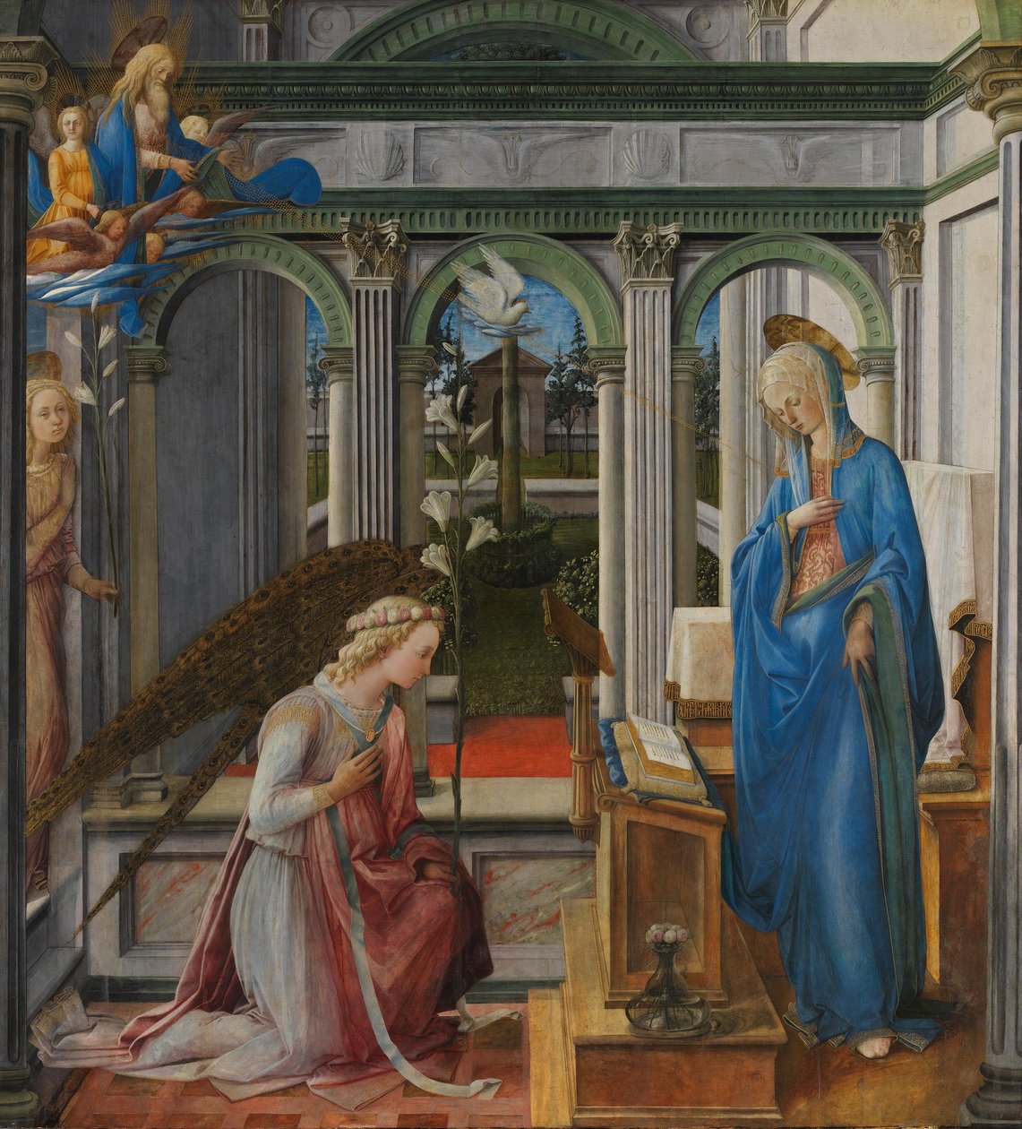 Maria-Boodschap door Fra Filippo Lippi