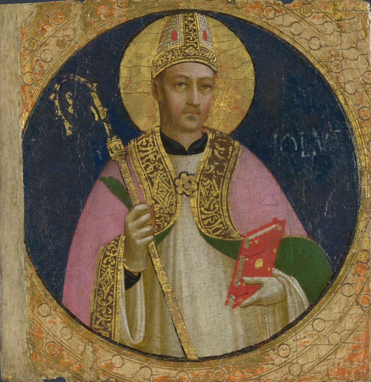 Sint Romulus Paneel van het Fiesole San Domenico Altaarstuk, c. 1423-1424 door Fra Giovanni Angelico da Fiesole