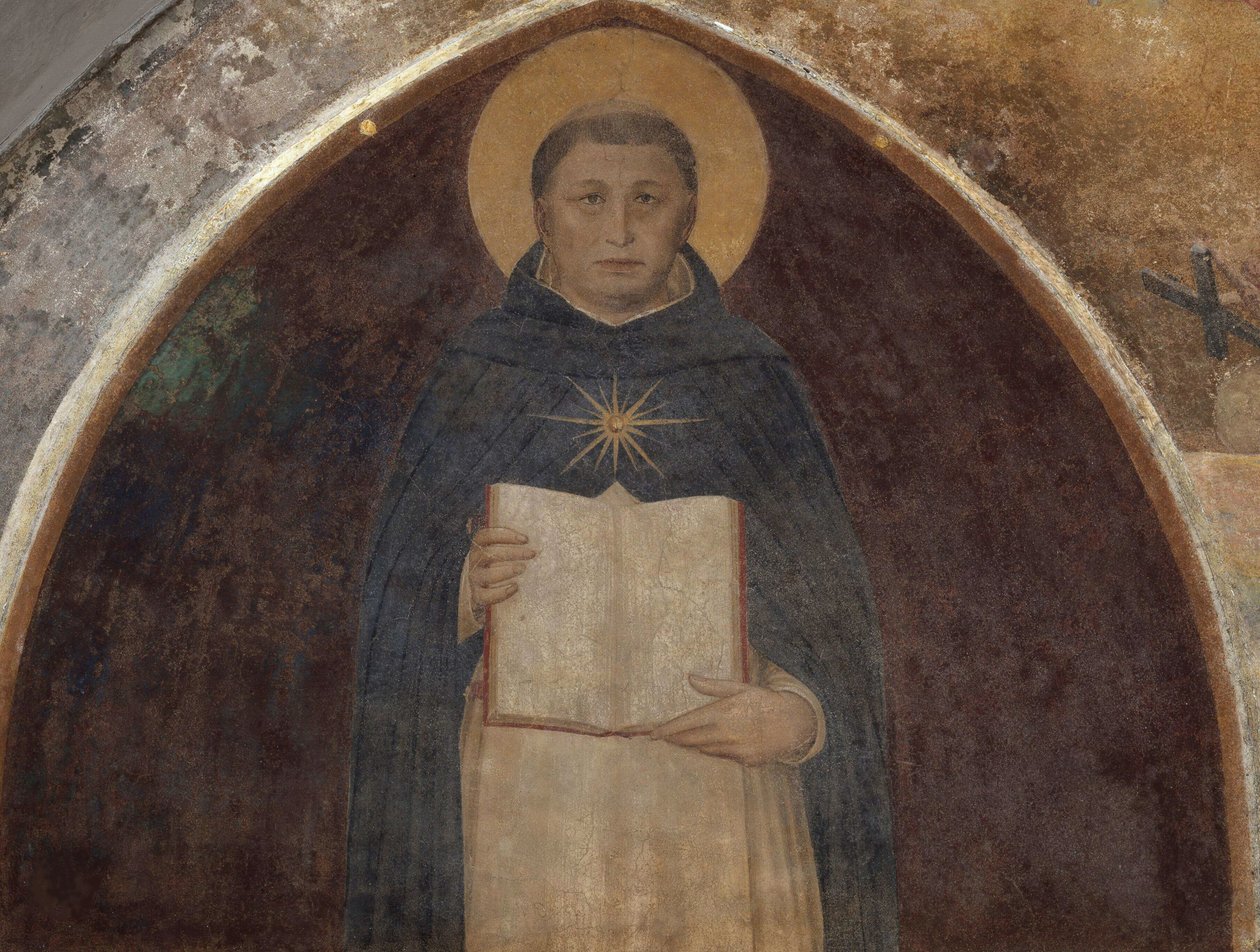 Sint Thomas van Aquino met de Summa Theologica, 1441-1442 door Fra Giovanni Angelico da Fiesole