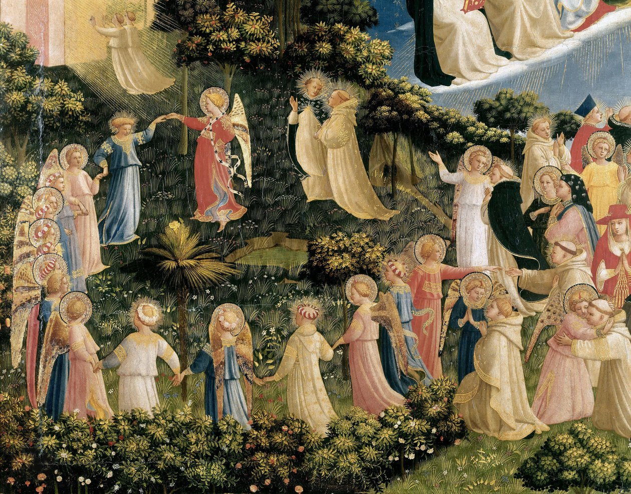 Het Laatste Oordeel (detail), ca. 1432 door Fra Giovanni Angelico da Fiesole