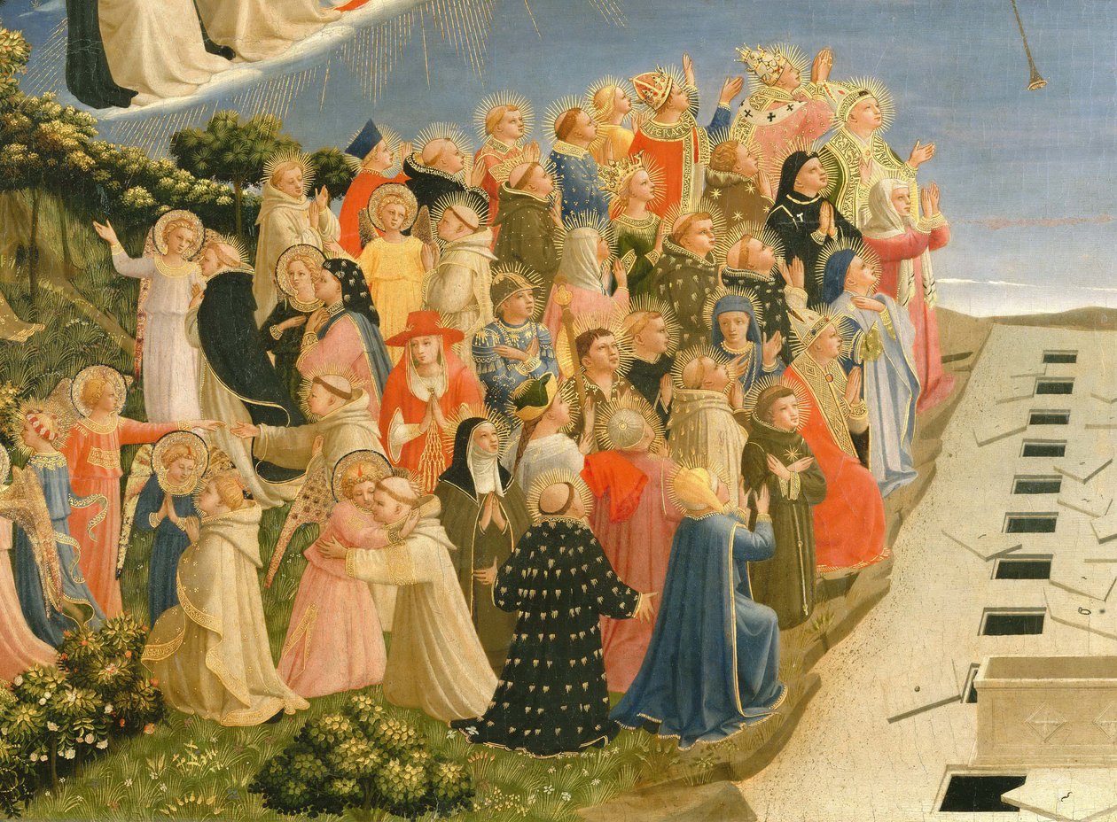 Het Laatste Oordeel (detail) door Fra Giovanni Angelico da Fiesole