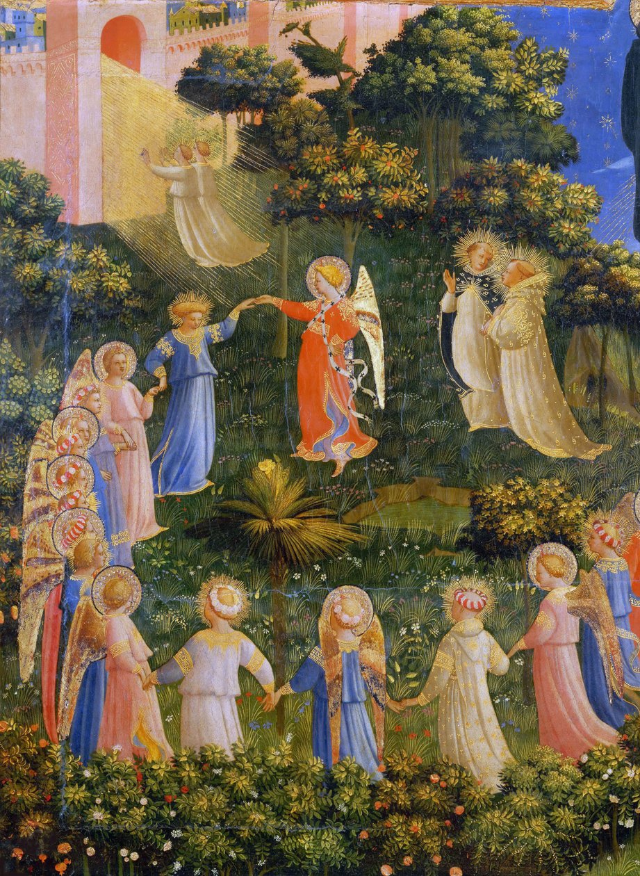 Het Laatste Oordeel (detail), ca. 1432 door Fra Giovanni Angelico da Fiesole