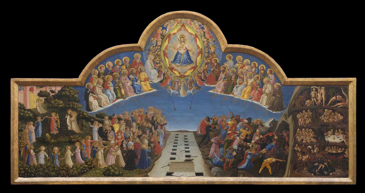 Het Laatste Oordeel, ca. 1432 door Fra Giovanni Angelico da Fiesole