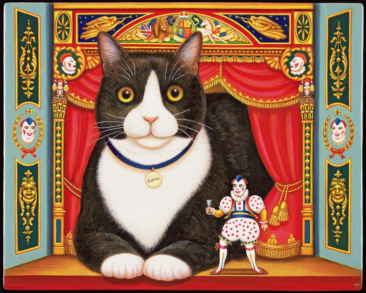 Ambrose de theaterkat door Frances Broomfield
