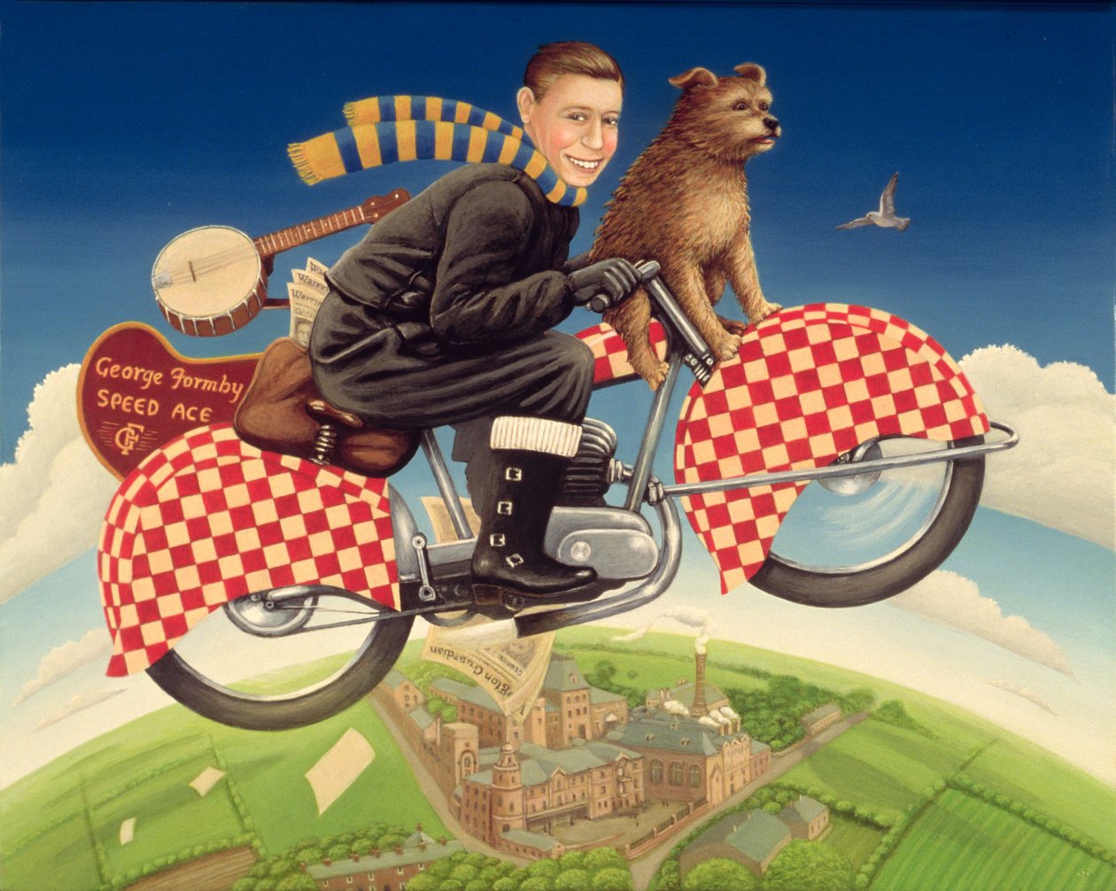 George Formby - Snelheidsduivel door Frances Broomfield