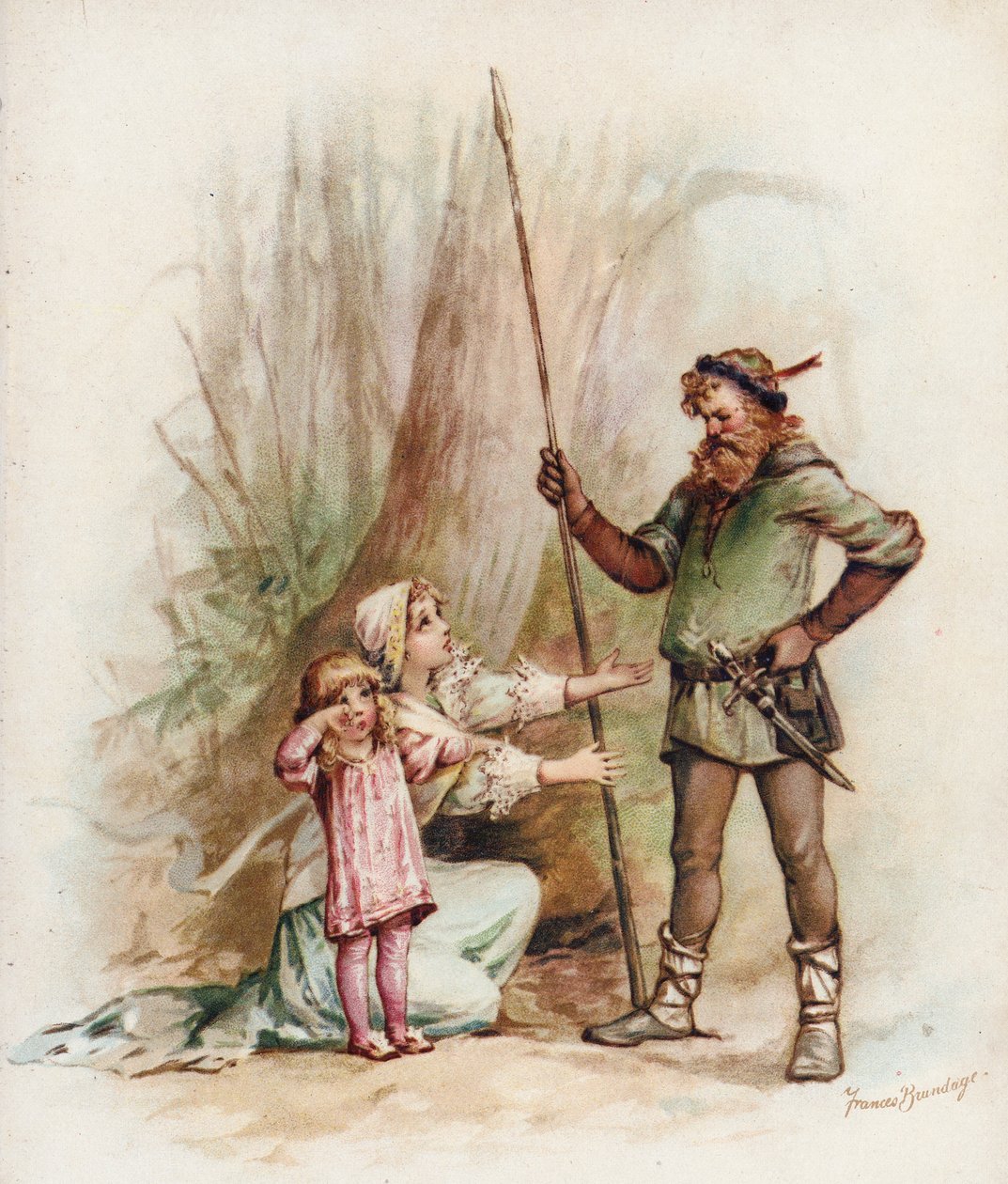 Vlucht van koningin Margaret en prins Edward door Frances Brundage