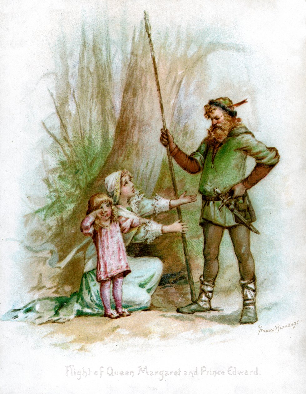 Vlucht van Koningin Margaret en Prins Edward, 1897 door Frances Brundage