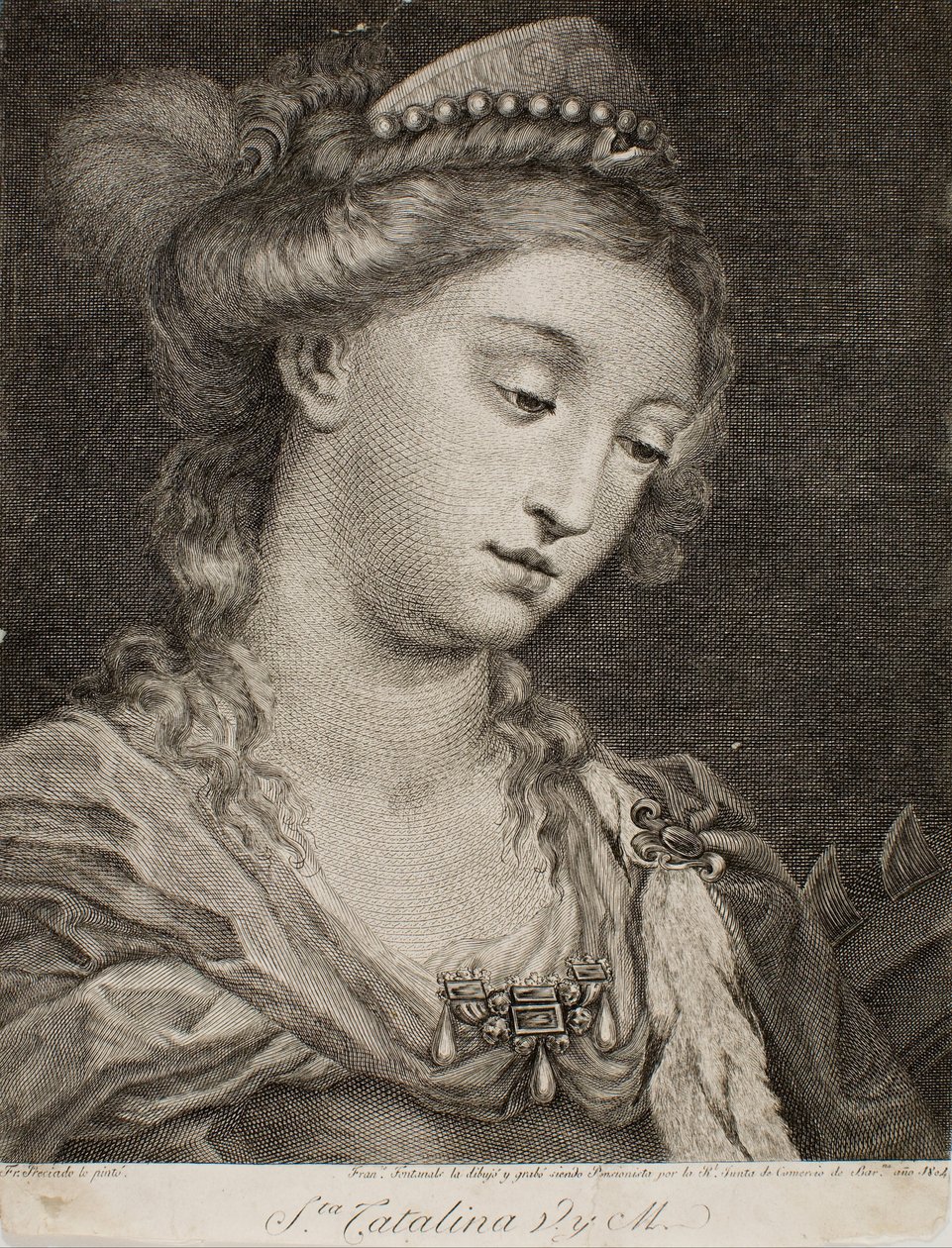 Sint-Catharina van Alexandrië door Francesc Fontanals