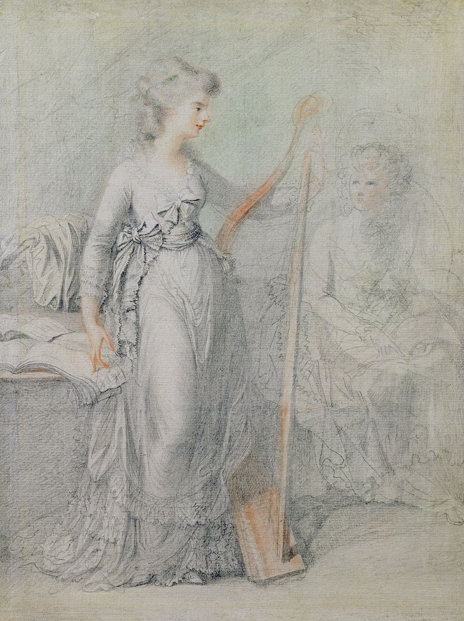 Georgiana, hertogin van Devonshire door Francesco Bartolozzi