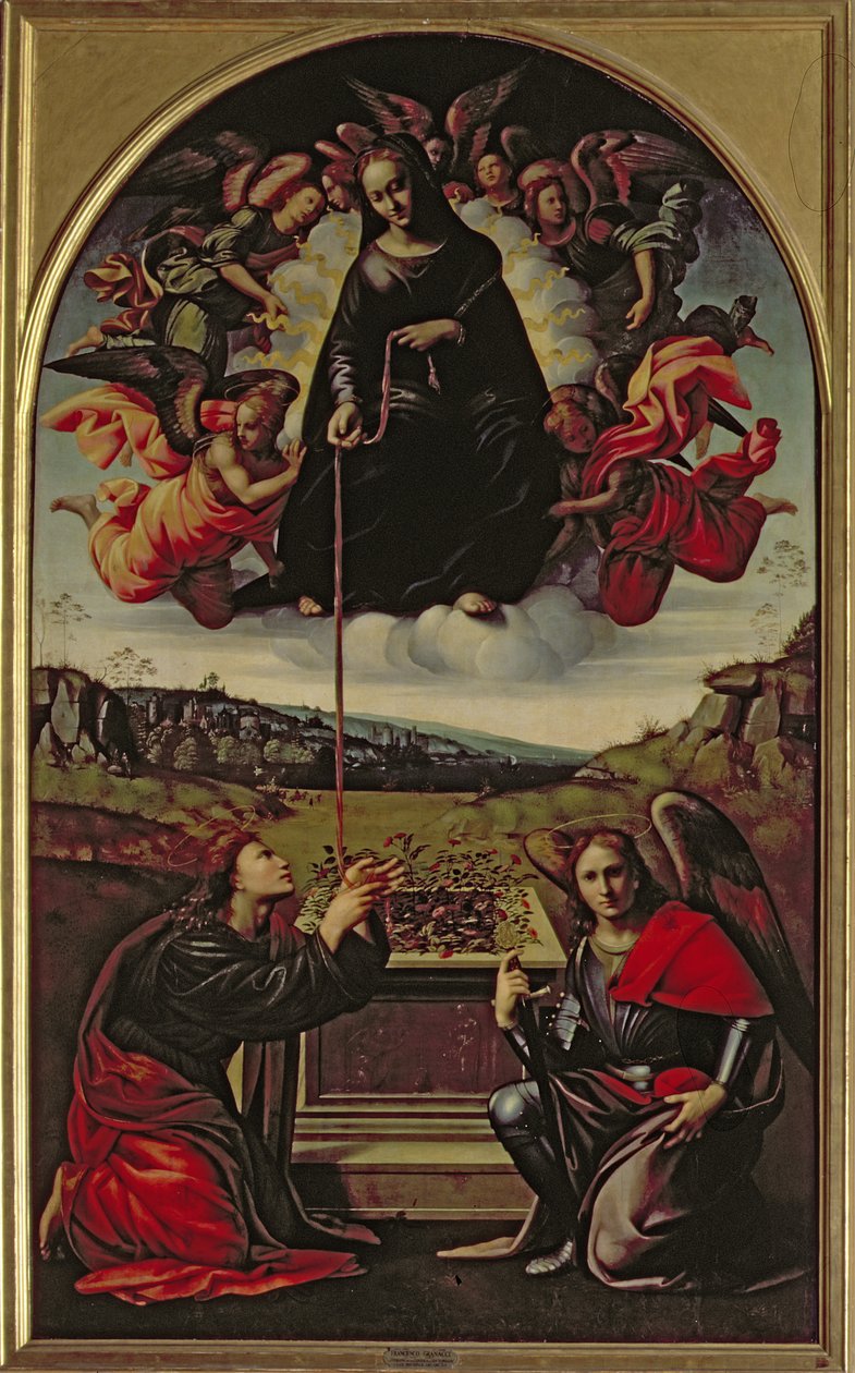 Madonna van de Gordel door Francesco Granacci