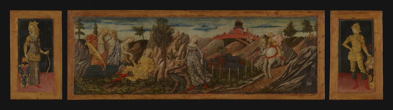 Het verhaal van Oenone en Paris door Francesco di Giorgio  