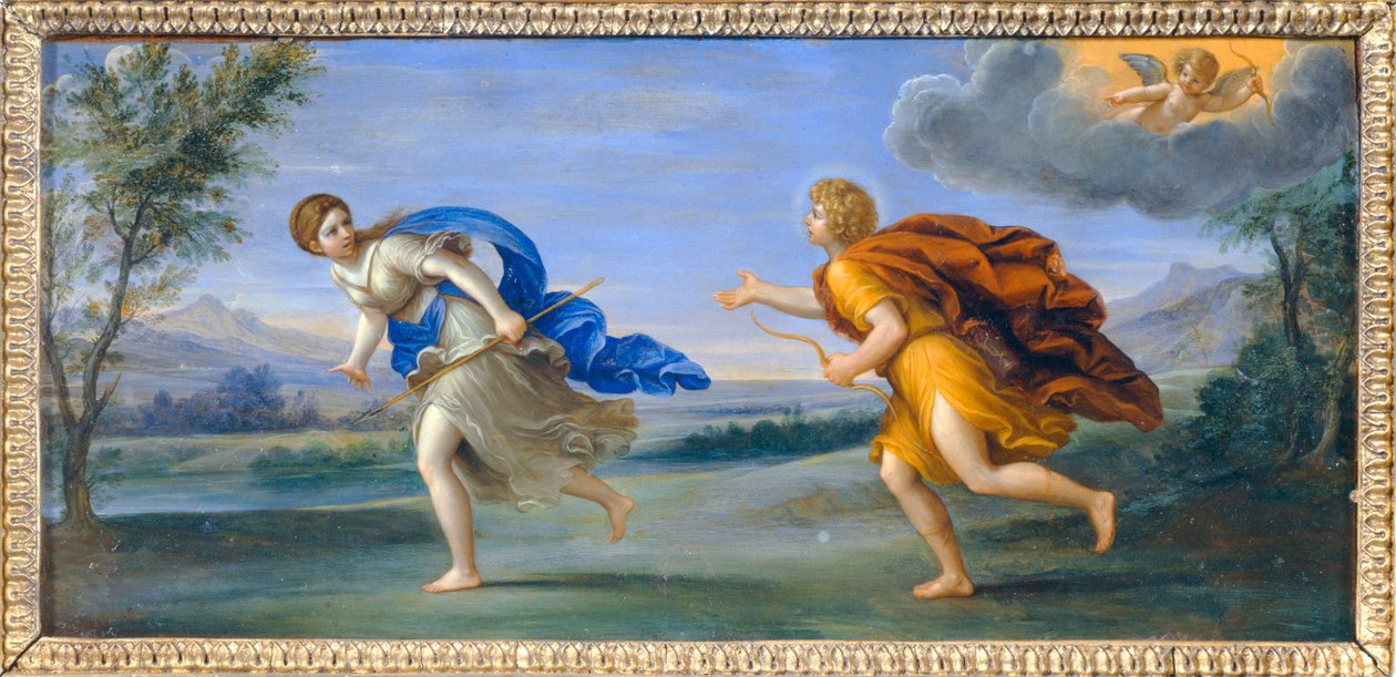 Apollon en Daphne - Apollo en Daphne ... door Francesco Albani
