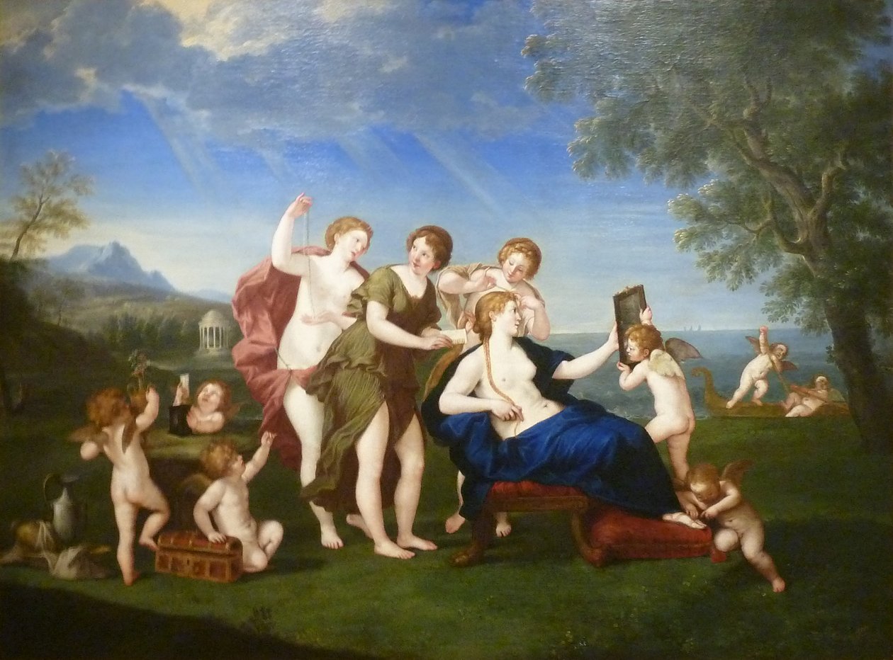 Toilet van Venus door Francesco Albani