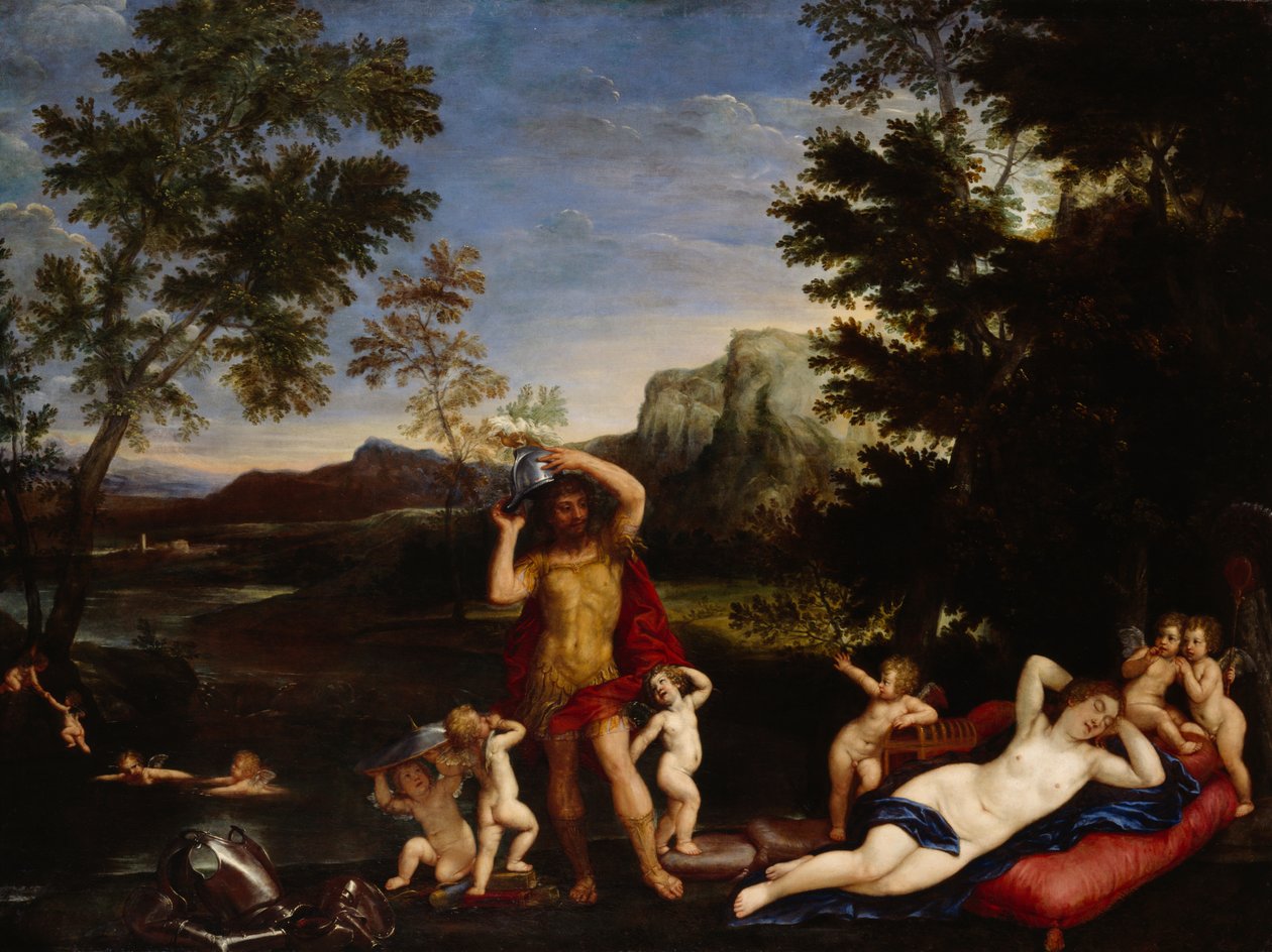 Venus en Mars door Francesco Albani
