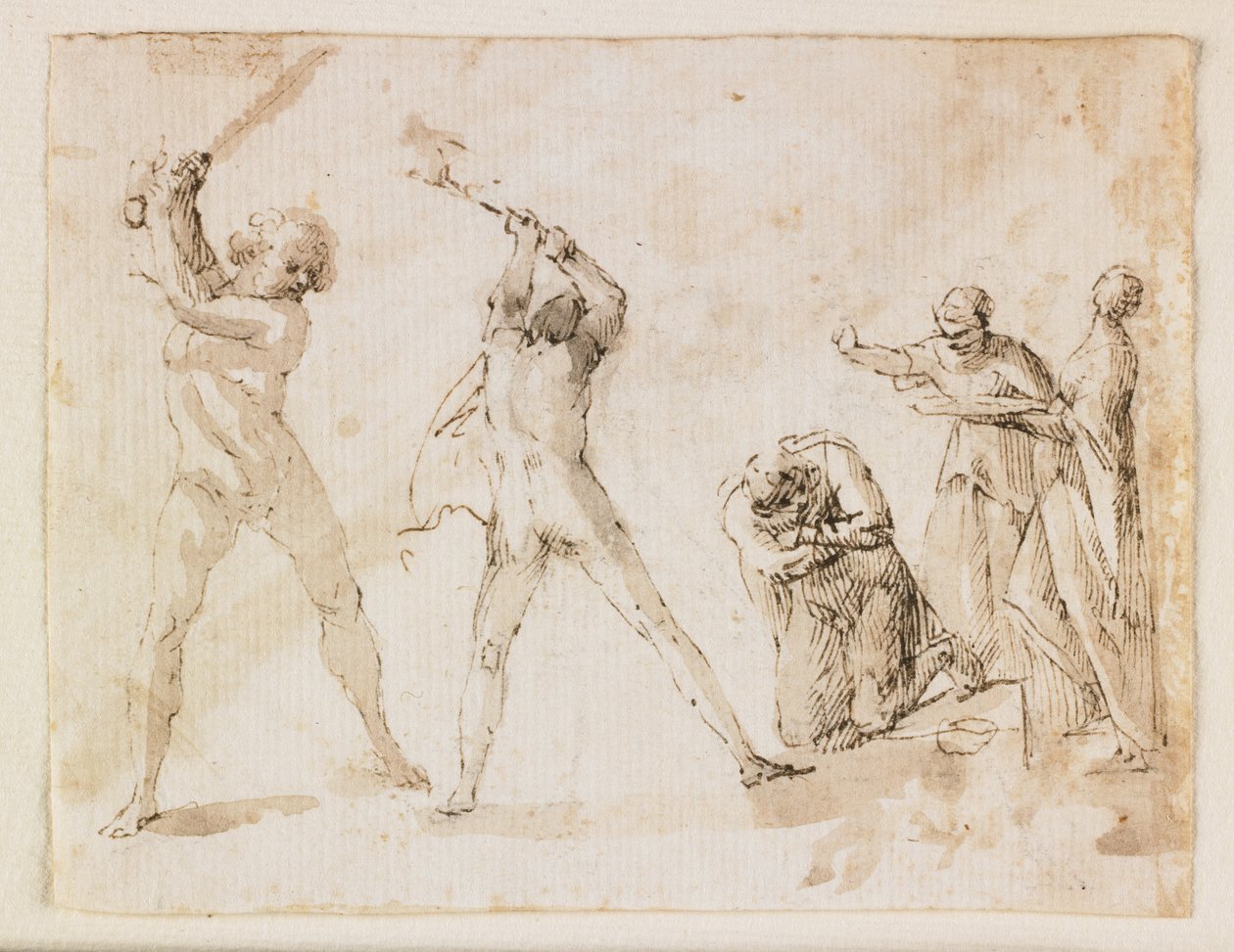 Martelaarschap van Sint Johannes de Doper door Francesco Allegrini