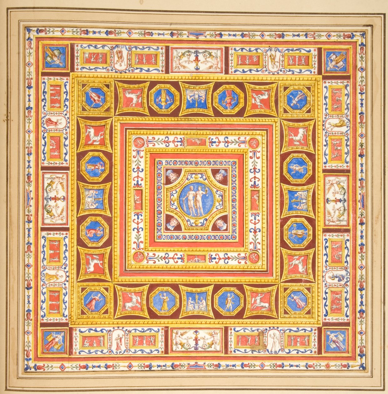 Holkham II. 23, folio uit Album Ashby II door Francesco Bartoli