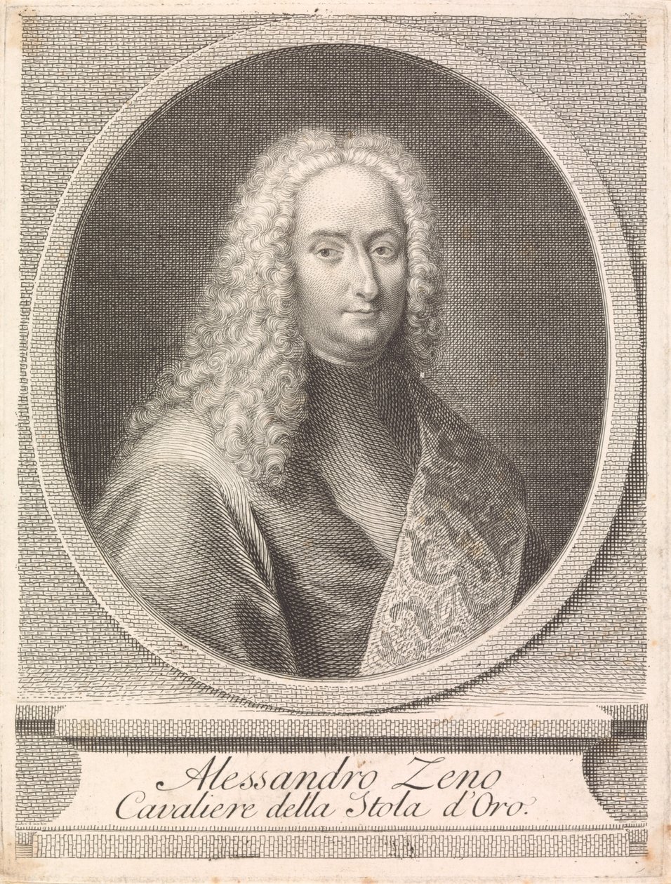 Alessandro Leno: ridder van de Gouden Stola door Francesco Bartolozzi