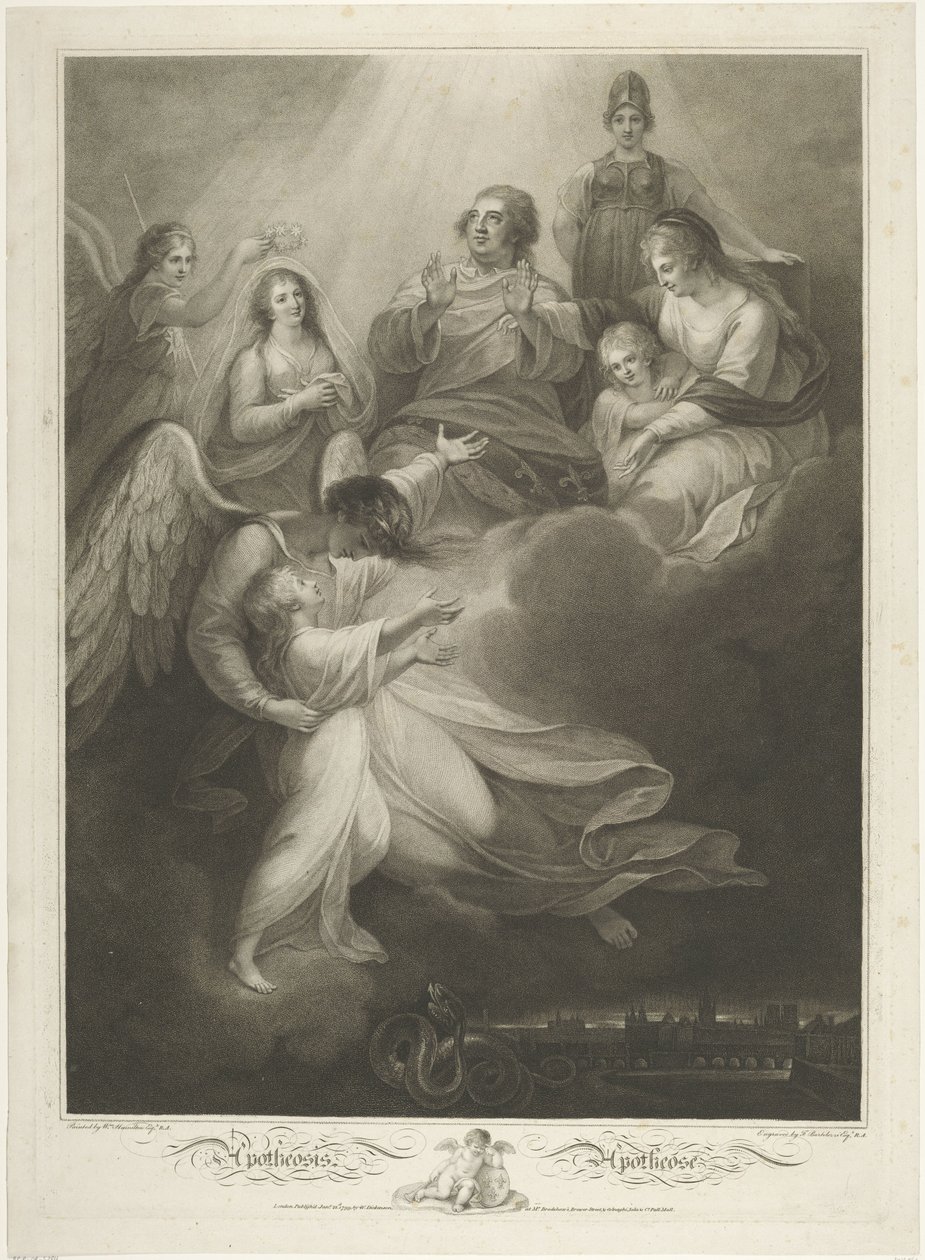 Apotheose van de Franse koninklijke familie door Francesco Bartolozzi