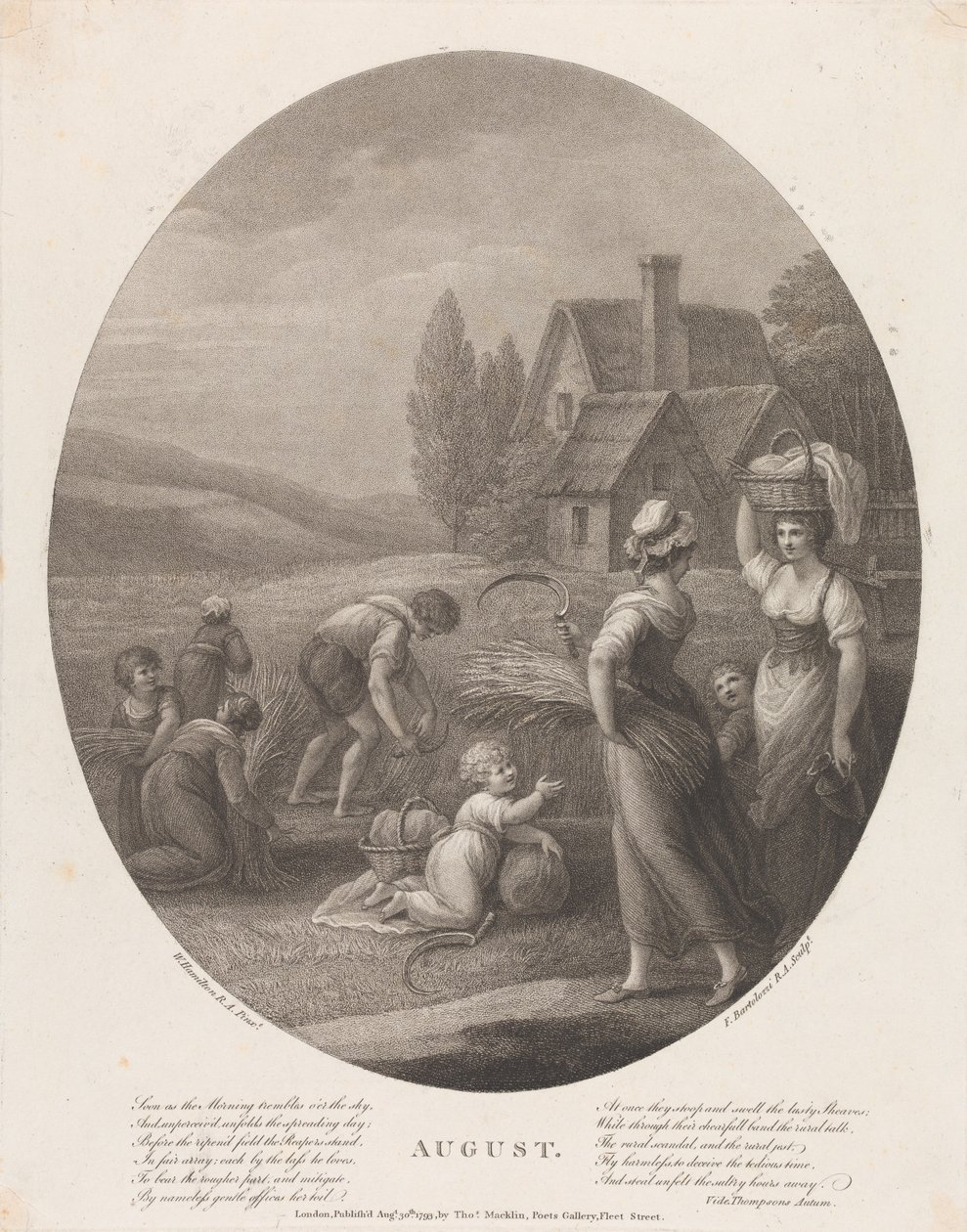 Augustus door Francesco Bartolozzi