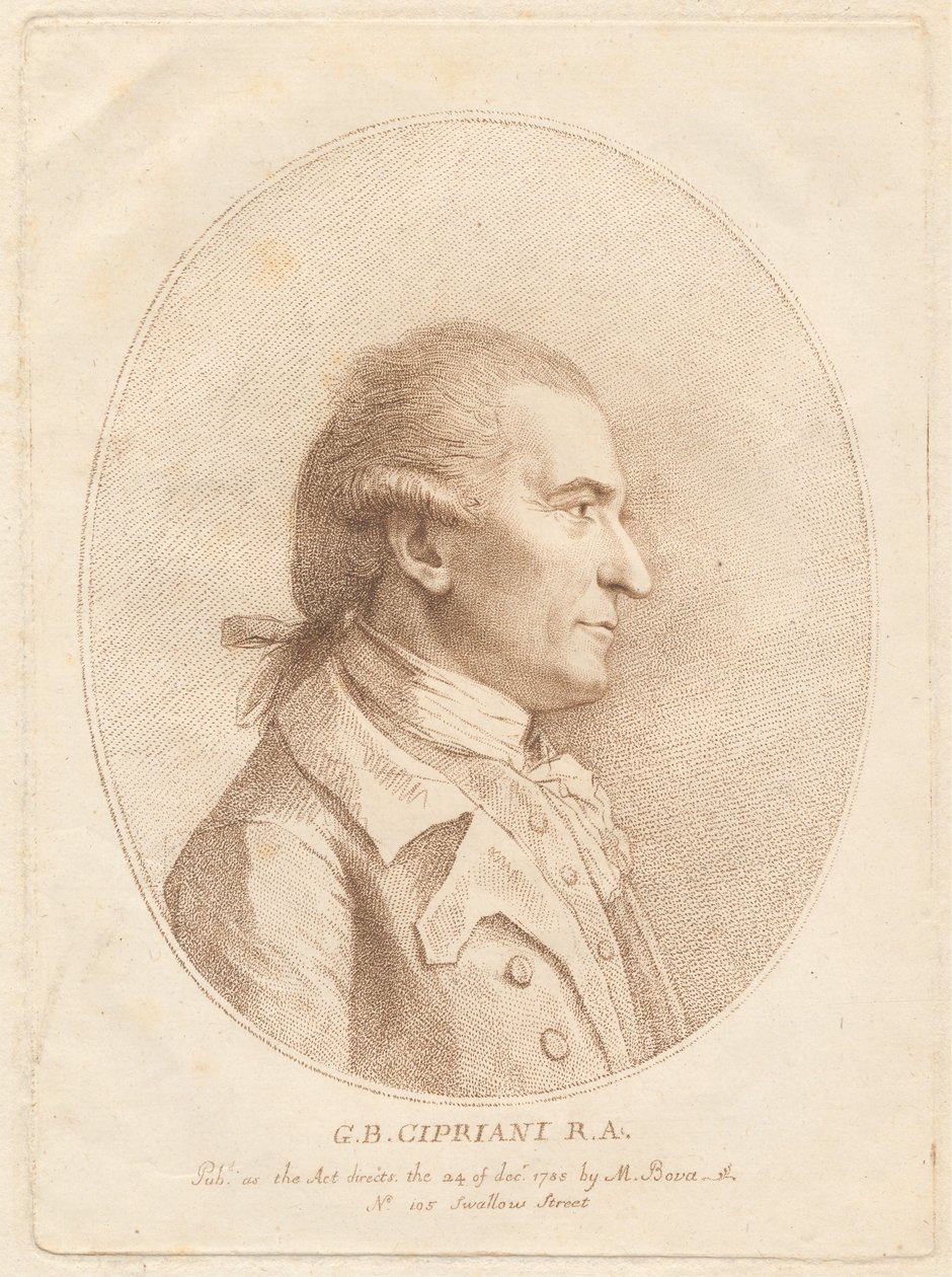 G. B. Cipriani, R.A. door Francesco Bartolozzi