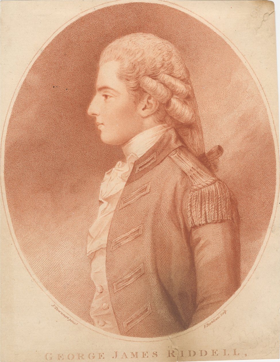 George James Riddell door Francesco Bartolozzi