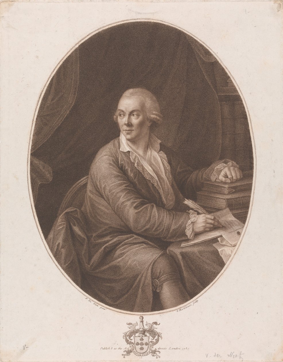 Hendrik Karel Nicolaas Van Der Noot door Francesco Bartolozzi