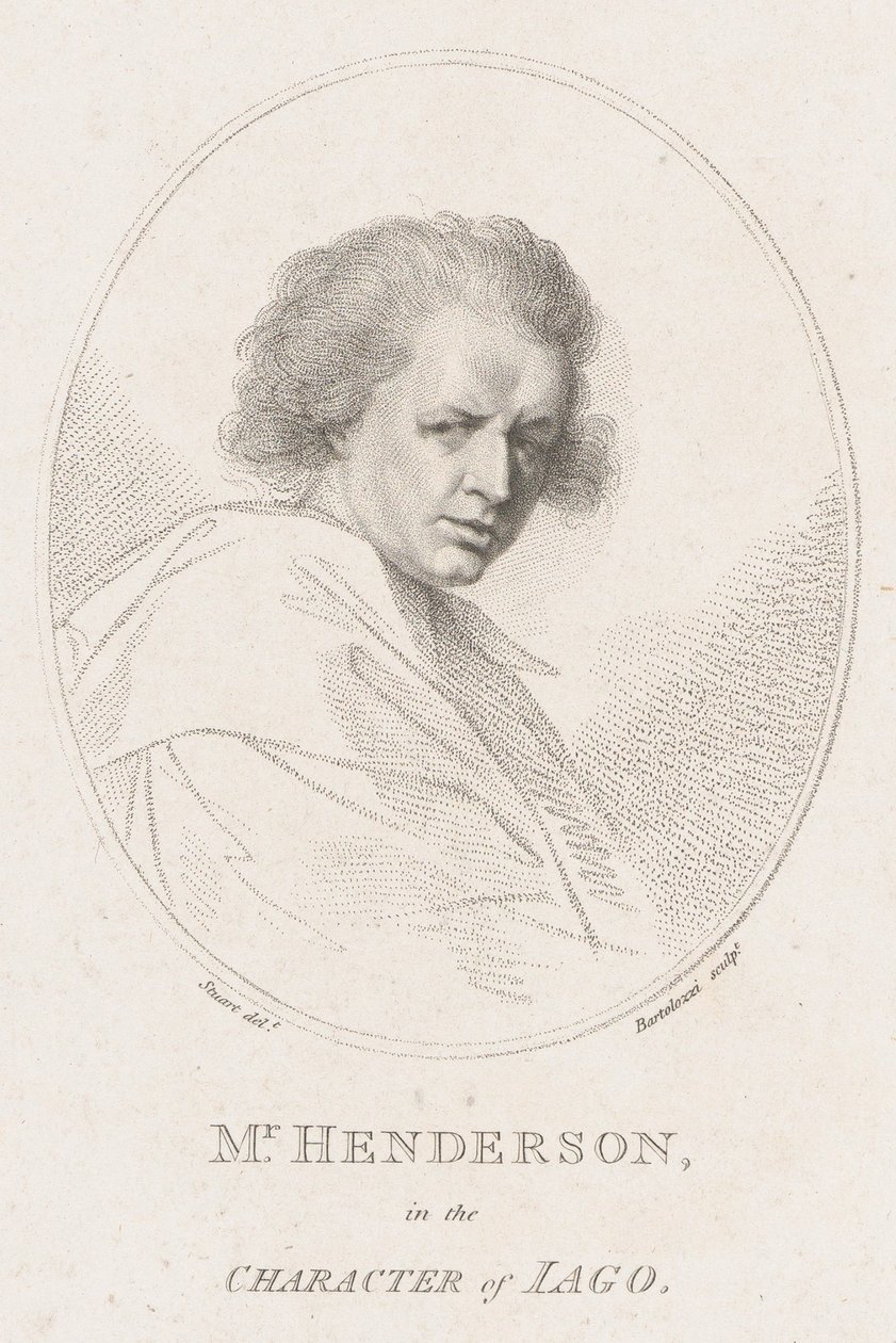John Henderson, in de Rol van Iago uit Shakespeare