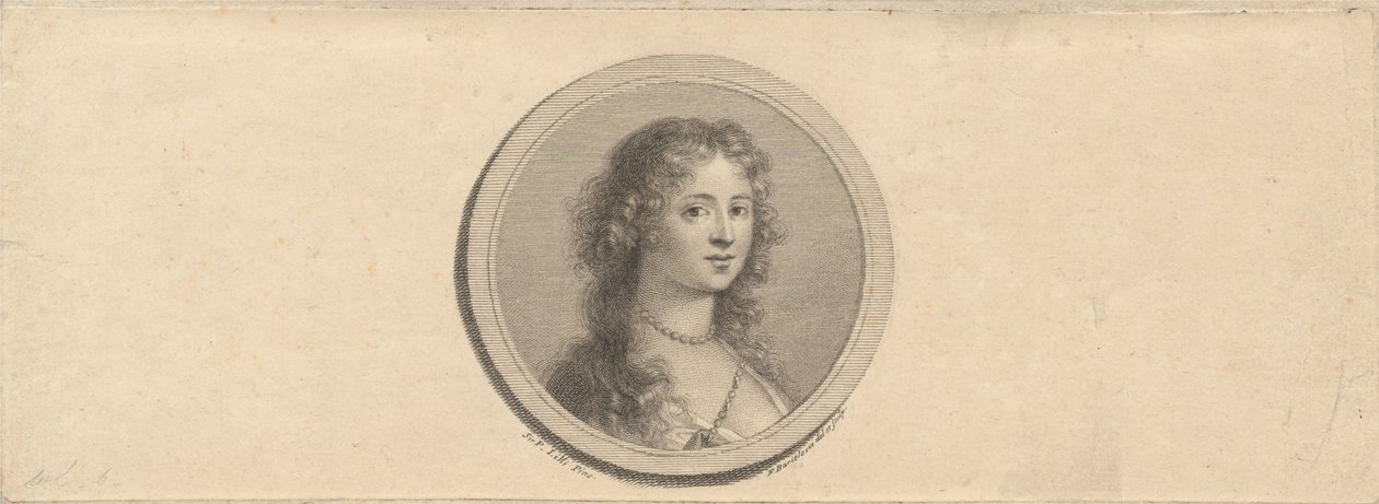 Lady Gertrude, markiezin van Halifax door Francesco Bartolozzi
