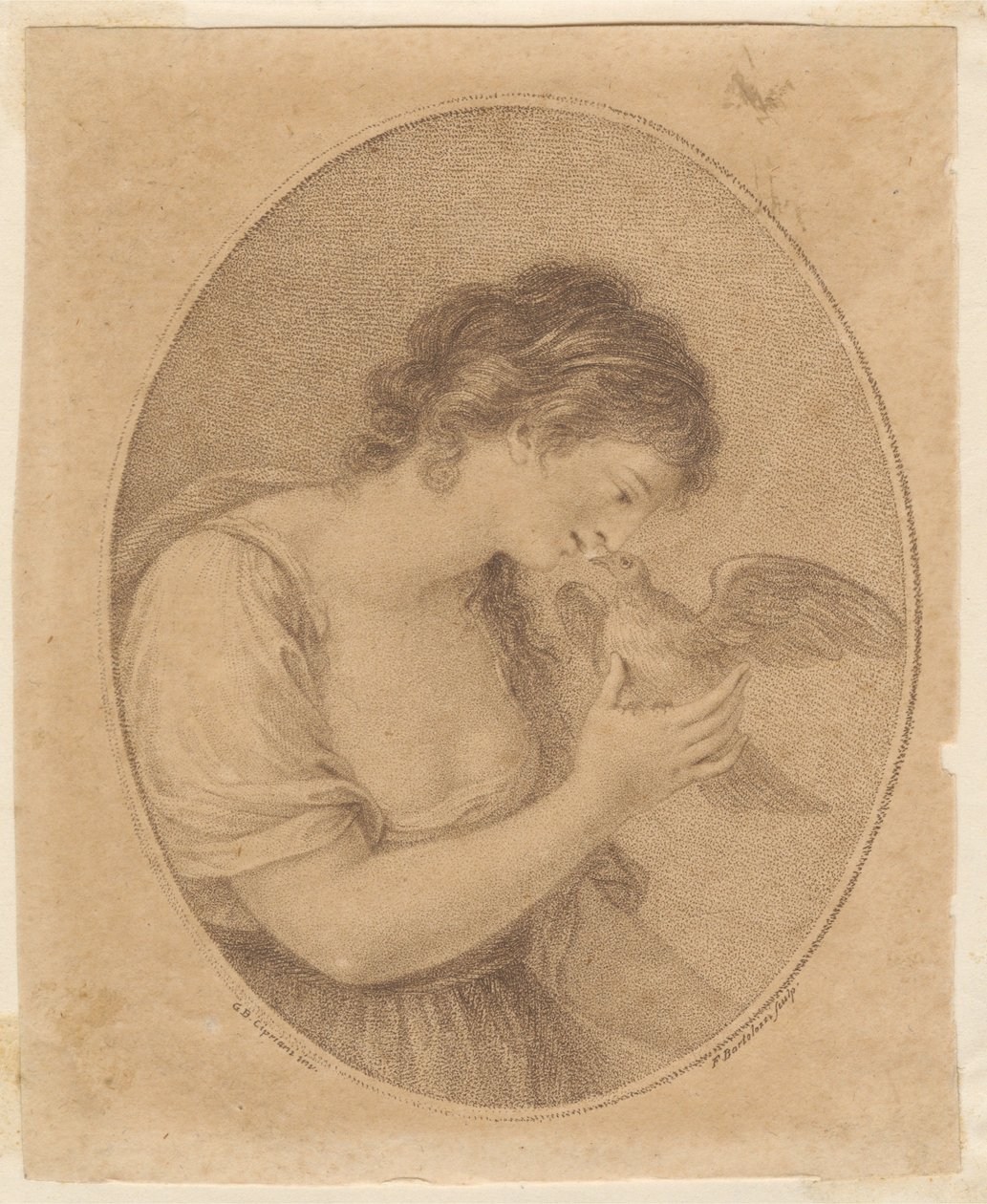Liefde door Francesco Bartolozzi