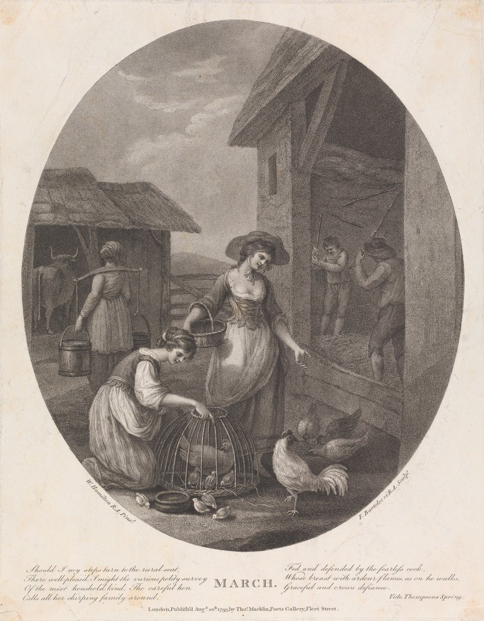 maart door Francesco Bartolozzi