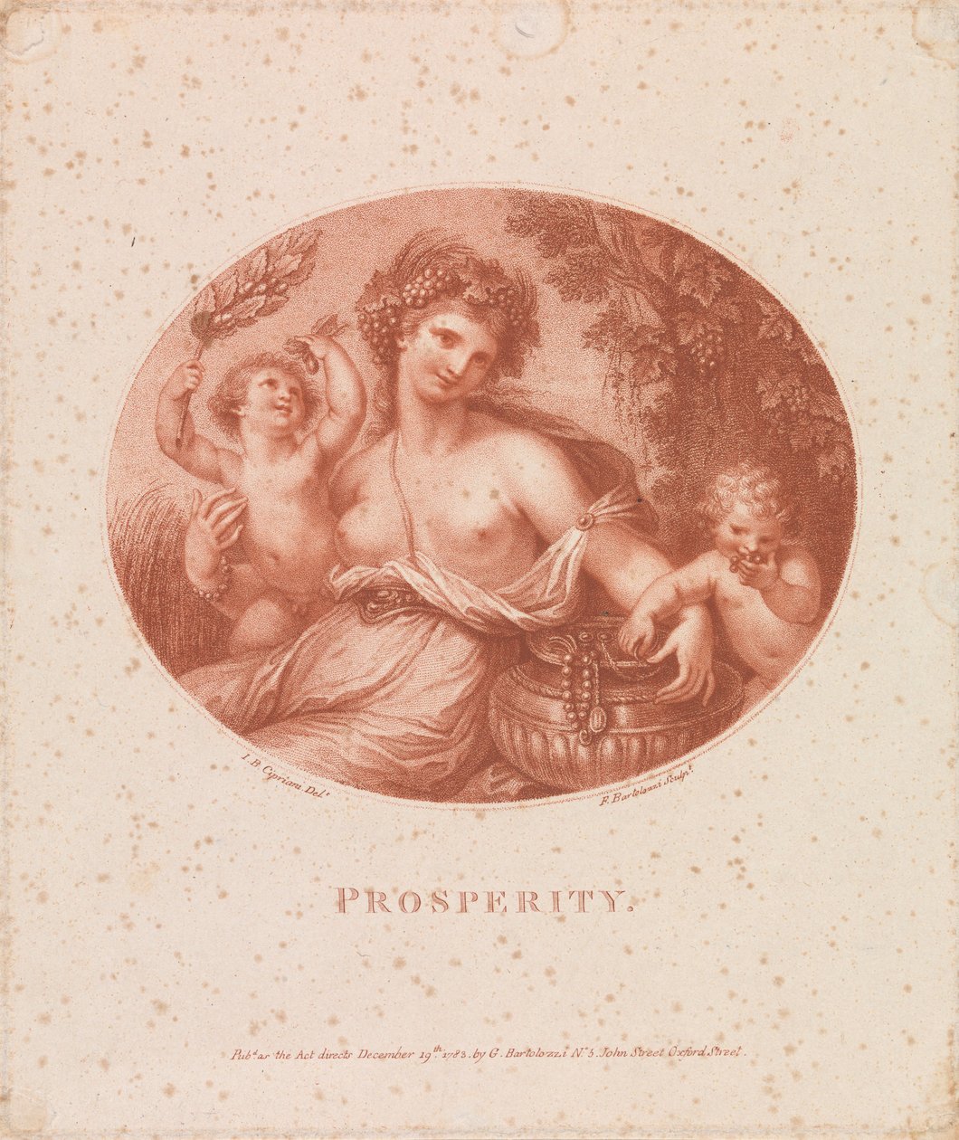 Wohlstand door Francesco Bartolozzi