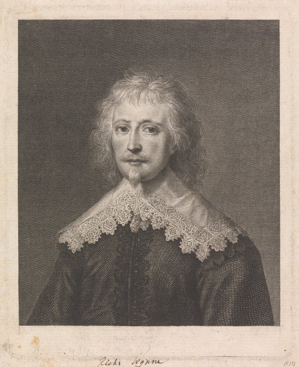 Richard Wynne door Francesco Bartolozzi