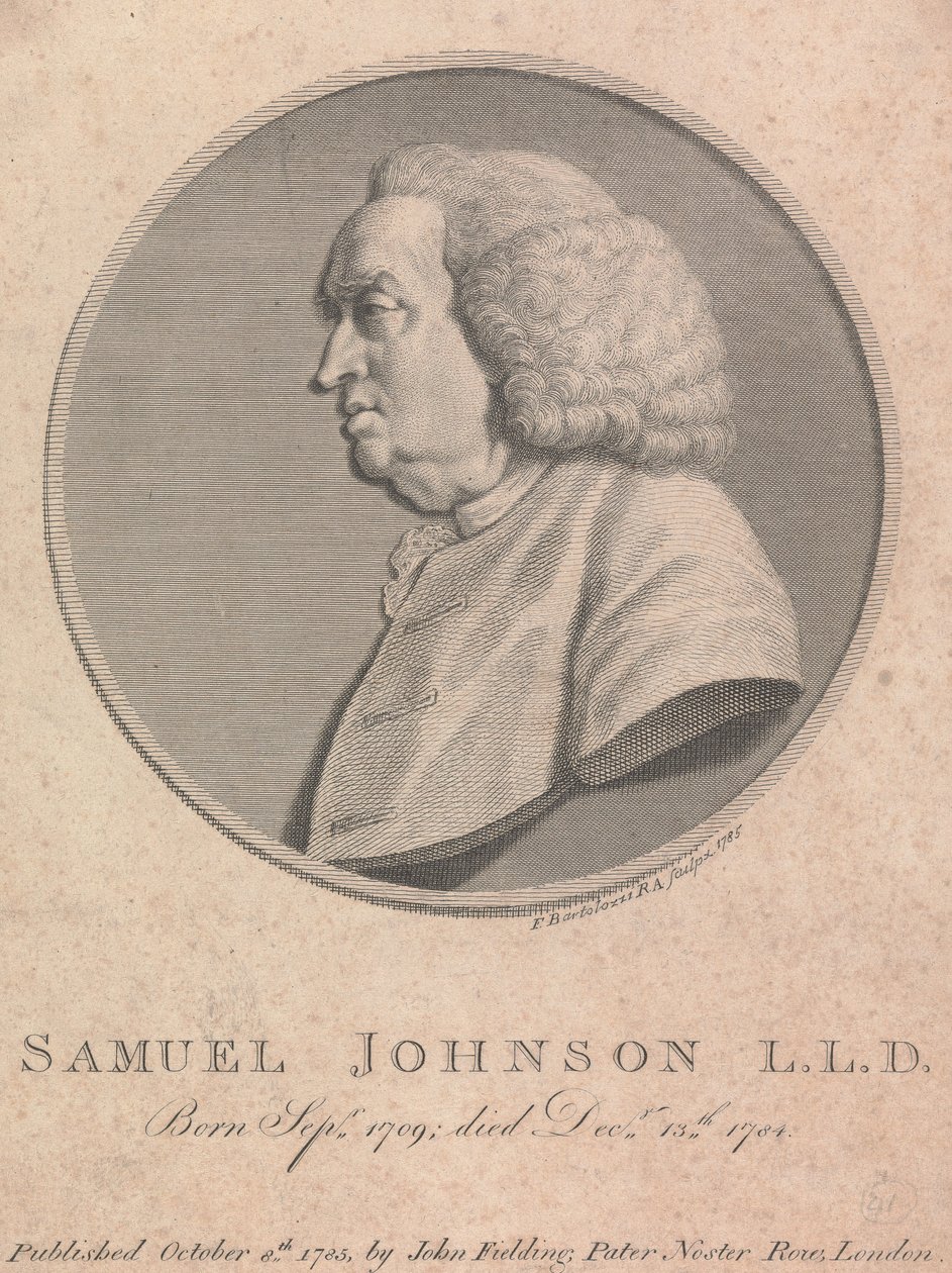 Samuel Johnson door Francesco Bartolozzi