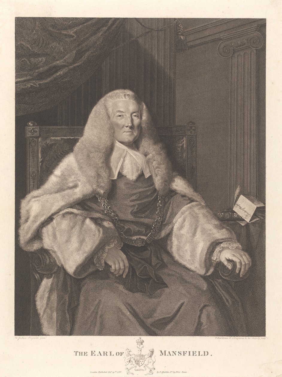 De graaf van Mansfield door Francesco Bartolozzi