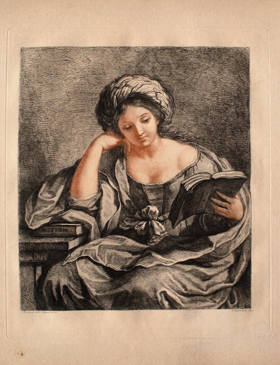 De Libische sibylle door Francesco Bartolozzi