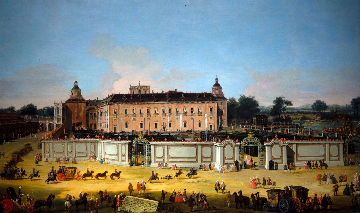 Koning Ferdinand van Spanje, Koningin Maria Barbara (een paar) door Francesco Battaglioli