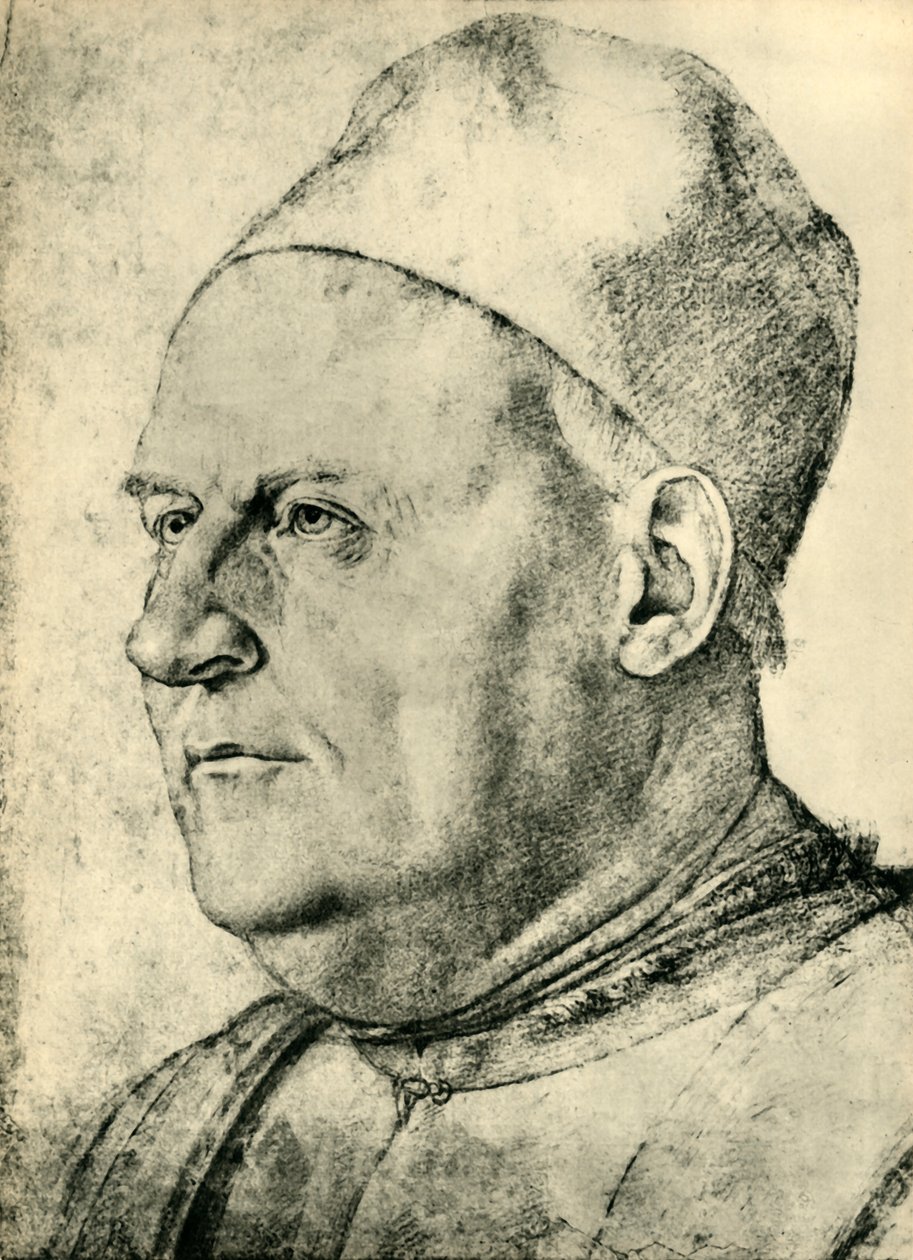 Portret van een Venetiaanse senator, 1487, 1943 door Francesco Bonsignori