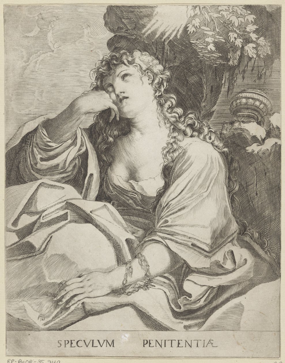 Maria Magdalena door Francesco Brizio (attributed to)
