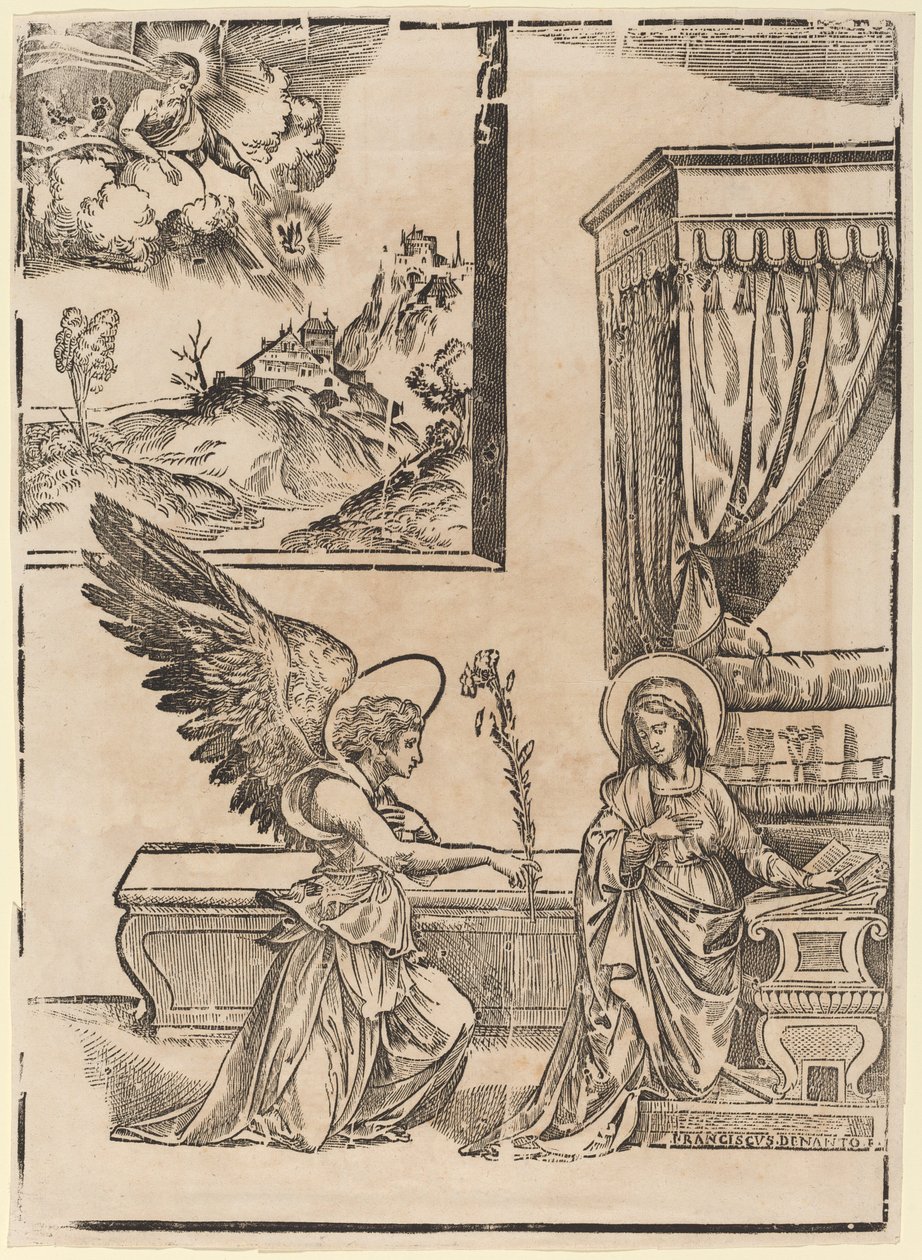 De Annunciatie door Francesco Denanto