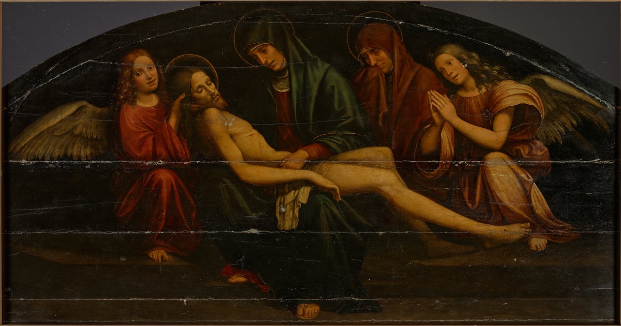 Die Beweinung Christi door Francesco Francia