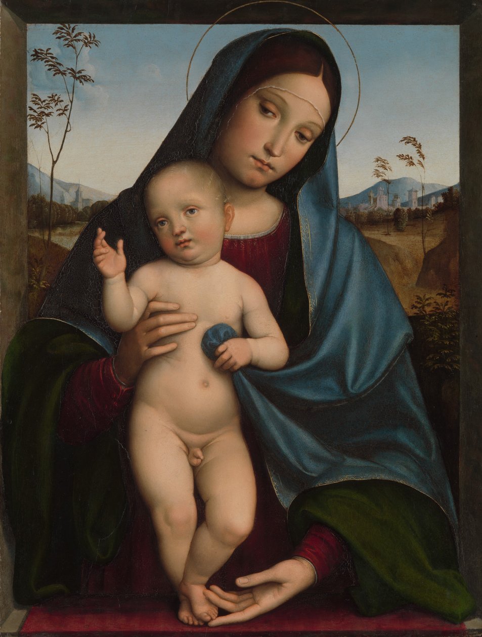Madonna en Kind door Francesco Francia