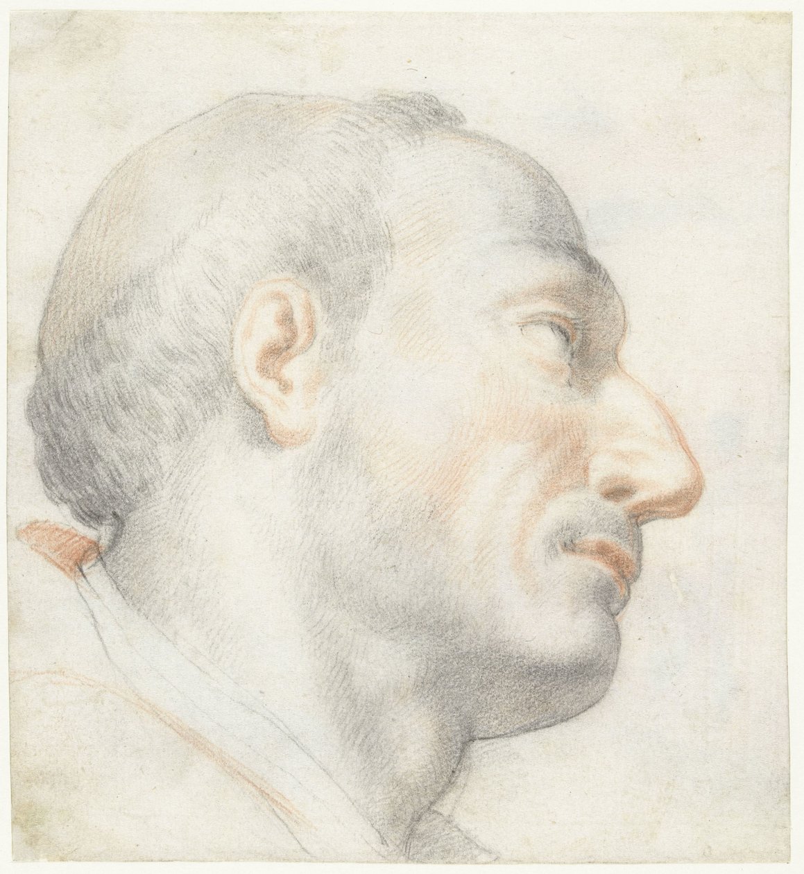 Het hoofd van San Carlo Borromeo door Francesco Furini (attributed to)
