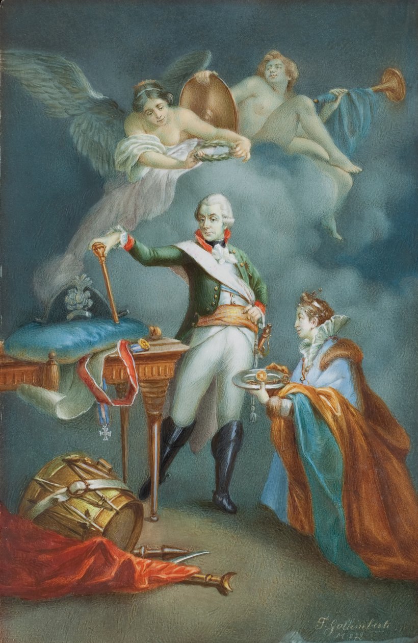 Generaal-majoor Aleksandr Vassiljevich Soevorov door Francesco Gallimberti